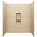 30" x 60" Bath Tub/Shower Surround Package 1 in Medium Stone