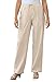 Women's Plus Size Petite Pants In Cool Linen Blend