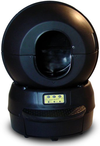 Litter Robot LRII Automatic Self-Cleaning Litter Box, Black