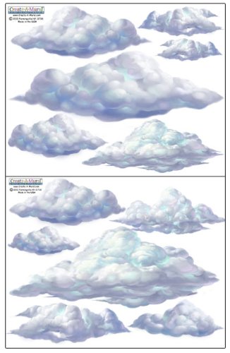 cloud decals for walls
