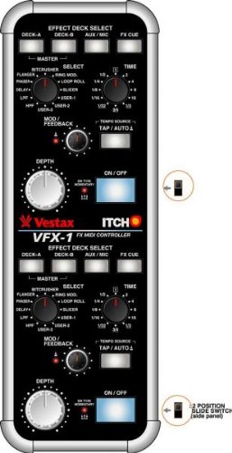Vestax VFX-1 Serato ITCH USB MIDI Effect Controller