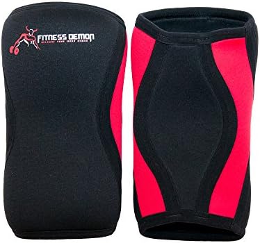 Best Premium Knee Sleeves (1 Pair) Support &amp; Compression for Weightlifting, Powerlifting &amp; CrossFit - 7mm Neoprene Sleeve for Lifting and Squats - Both Women &amp; Men (Medium)