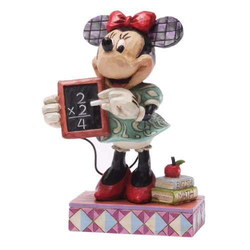 Enesco Disney Traditions by Jim Shore Teacher Minnie Figurine, 4.5-Inch