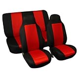 On Sale.... Universal Full Set CAR Seat Covers Fb102 Red/black 112