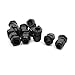 8 Pcs Waterproof PG13.5 Model 6-12mm Cable Range Cables Gland Black