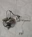 Dollhouse Miniature Lights Hanging Oil Lamp Silver #YL5045AS