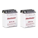 BikeMaster Maintenance Free - YT12A-BS BT12A-BS by BikeMaster
