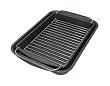 ProBake Teflon Platinum 12.8-by-8.9-by-2-Inch Bake, Broil, & Roast Pan Set with Chrome Rack
