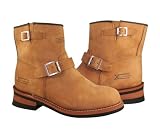 Xelement Brown Engineer Advance Motorcycle Boots - Size : 10
