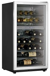 Haier HVZ035ABS 35-Bottle Capacity Extra large Wine Cellar, Black