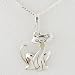 siamese1 - Siamese Cat Pendant in Sterling Silver and Brass