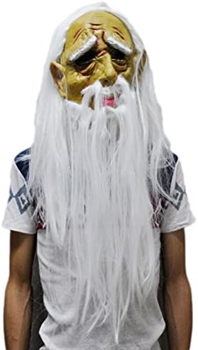 Rise World Halloween Horror Mask Party Creepy Mask ( Old Man &amp; Old Woman)