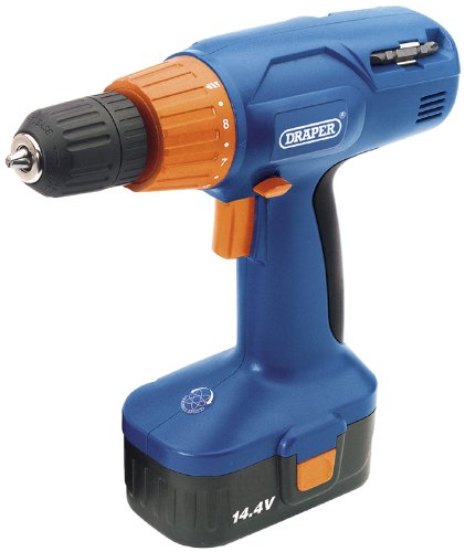 DRAPER 14.4V CORDLESS VARIABLE SPEED COMBINED SCREWDRIVER & ROTARY DRILL DRAP71385