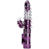 Utimi Female Dragon Tongue Massage Vibrator with Rotating Beads in Purple