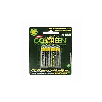 Set A Shopping Price Drop Alert For Perf Go Green  #25002 AAA Batteries, 4-Pack,  Packages (Pack of 6)