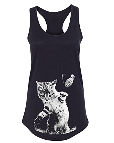 Arm The Animals Women's Catastrophe 2.0 Tank Top (Medium, Black)