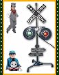 New Rail Road Crossing Light Train Accessory Table Lamp