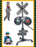 Railroad Rail Road Crossing Light Kids Bedroom Train Station