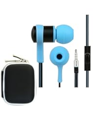Wireless: iKross Blue / Black In-Ear 3.5mm Noise-Isolation Stereo Flat Cable Tangle Free Earbuds with Microphone + Headset Case for Samsung Galaxy Tab 4 NOOK, Galaxy Tab S 10.5 / 8.4, Galaxy Tab 4, Galaxy TabPro 12.2/ 10.1/ 8.4, GALAXY Tab 3 Kids, Galaxy Note 10/ 8 Tablet Cellphone Smartphone eBook and Mp3 Player - iKross
