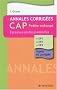 Annales corrig�es : CAP Petite enfance �preuves professionnelles