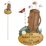 Quality Decorative Garden Stake So Little Time - Golf Golfing by Regal Gift