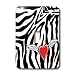 Patricia Sanders Creations - Cupid Heart with Wings Zebra Print - Light Switch Covers - single toggle switch