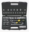Stanley 92-812 MicroTough Ratchet and Laser Etched Socket Set, 65-Piece