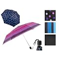 Womens/Ladies Stripe & Spot Pattern Fashion Supermini Small Umbrella