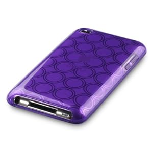 Ipod  Cases on Apple Ipod Touch 4th Generation Gel Case   Purple Part Of The Qubits