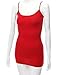 Bozzolo Women's Adjustable Spaghetti Strap Built In Bra Shelf Cami Tank Top Plus Size
