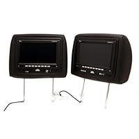 Pair of New Tview T7929dvpl-black Headrests with 9 Tft Car Monitors Built in + Built in Dvd/cd/mp3/divx Player + Built in Fm Modulator + Ir Transmitter + Usb Input and Sd Card Reader + 2 Remotes + 2 Year Warranty