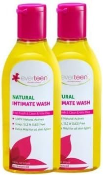 2 x Everteen Natural Intimate Wash, 105 Ml Pack of 2 - - "Shipping by FedEx"