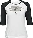 Miami Heat adidas Women's Lintic 3/4 Sleeve Raglan Tee