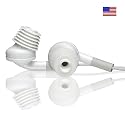 ACOUSTIBUDS - Premium Adapters for Earphones AND Bluetooth Headsets. A new solution for in-ear audio. MADE IN THE USA. Adapters only, earphones not included. White, Two Pair & Two Sizes.