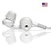 ACOUSTIBUDS, 3 SIZES - Premium Adapters for Earphones AND Bluetooth Headsets. A new solution for in-ear audio. MADE IN THE USA. Adapters only, earphones not included. White, Three Pair & Three Sizes.
