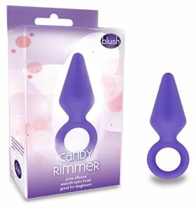 Blush Novelties Blush Naughty Candy Heart Be Mine Plug, Purple