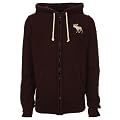 Abercrombie & Fitch Kapuzenpullover klassisches Logo Herren Dunkelrot