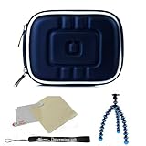 Navy Blue EVA Durable Slim Protective Storage Cover Cube Carrying Case with ....