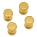 Gold-plated Four Piece Florentined Beaded Tuxedo Studs