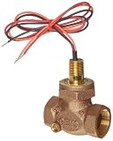 Gems Sensors FS-200 Adjustable Series Bronze Flow Switch, Inline, Shuttle Type, 1.0 - 6.0 gpm Flow Setting Adjustment Range, 1