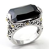 Gorgeous Designer Black Colored CZ Ring