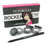 Exclusive By Bare Escentuals BareMinerals Rocker Eye Tutorials: 2x Eye Color 0.28g + Liner Shadow 0.28g + Double-Ended Rock ' N ' Roll Brush 4pcs