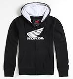 Fox Mens Honda Zip Hoodie - Black X Xlg Size