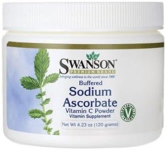 Swanson Buffered Sodium Ascorbate Vitamin C Powder (4.23oz, 120g) by Swanson Health Products
