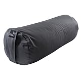 Grey Organic Buckwheat Yoga Bolster
