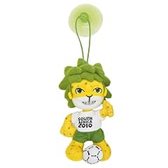 FIFA 2010 - JOY TOY 101024 "Zakumi", Maskottchen der FIFA Fussball-Weltmeisterschaft 2010 spielend Pl�sch mit Saugnapf 12 cm