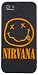����ޥ�ǥ����� NIRVANA iPhone 5 ���� ���ꥳ�󥸥㥱�å� �֥�å��ߥ���� ART-04BKOR
