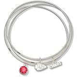 Kansas City Chiefs Triple Bangle Bracelet