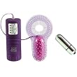 California Exotics / Swedish Erotica Waterproof Pocket Exotics Enhancer Ring Adult Sex Toy Kit