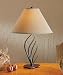 Coral Fan One Light Table Lamp Finish: Brushed Steel